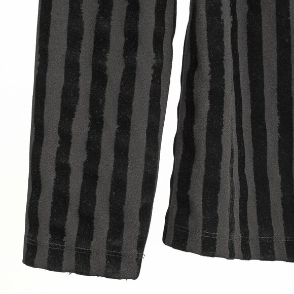 Crea Concept AW/20 Black Velvet-Stripe Moto Jacket - Picture 8 of 12